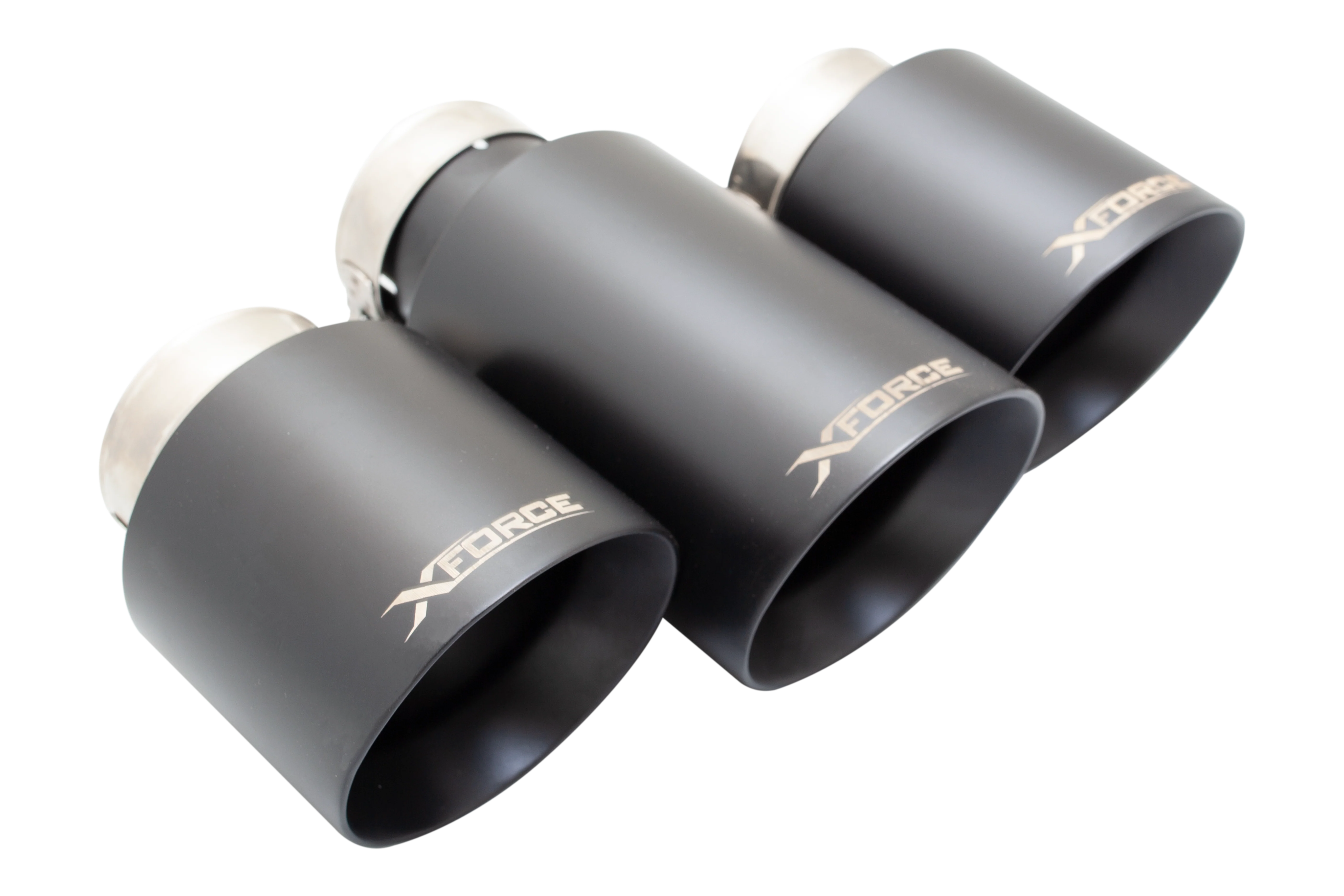Honda Civic FK8 Type R Hatch Black Chrome Three Tip Kit
