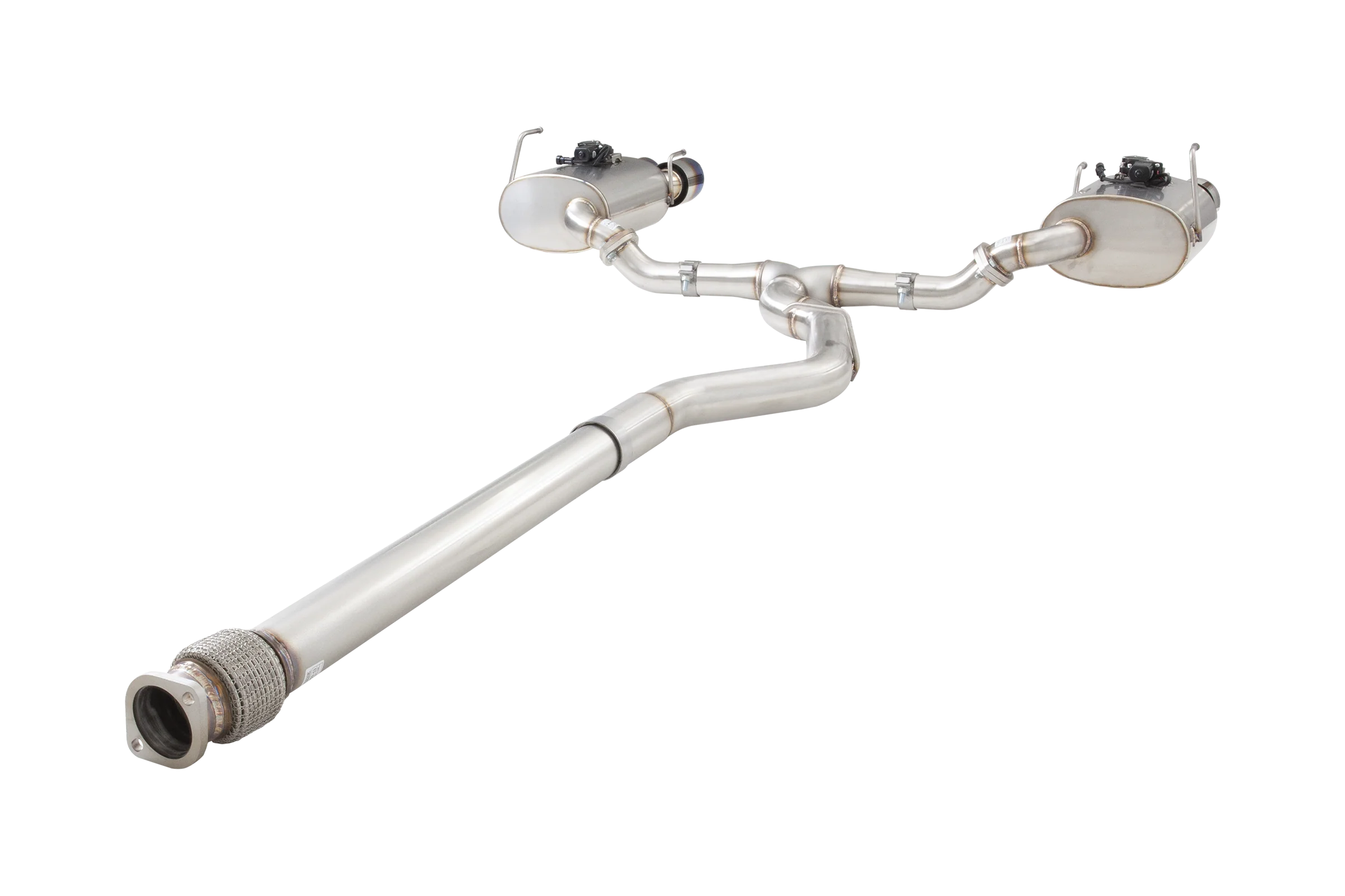 SUBARU WRX SEDAN VB Varex WR Valved Cat Back Exhaust System with Burnt Blue Tips - Image 3