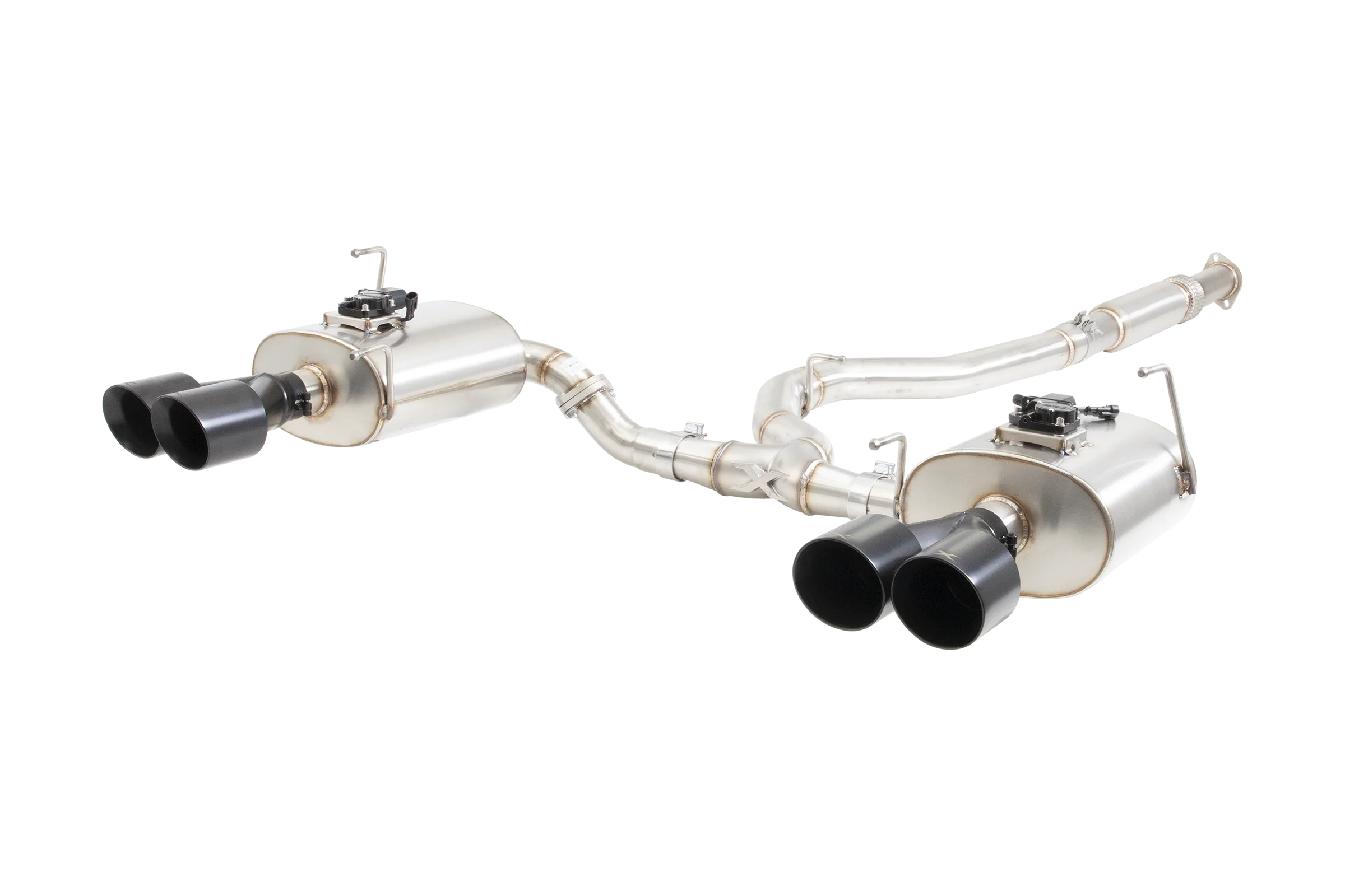 Subaru WRX / STI G3, VA Sedan WR Varex Valved Cat Back Exhaust with Black Tips - Image 2